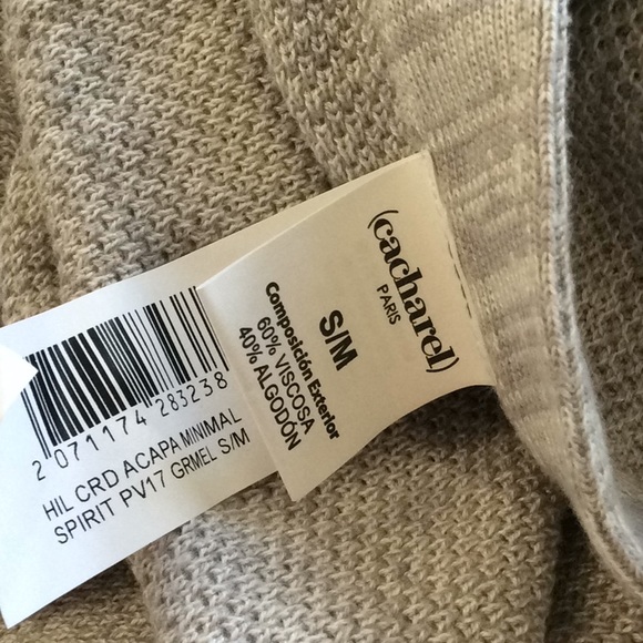 Cacharel Paris Knit Kimono Cardigan New - Picture 8 of 8